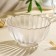 Glass Figure Salad “Chrysanthemum”, 700 ml, d = 15 cm, the color is transparent