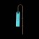 Wall lamp ST LUCE. SL1145.381.01. Callana. 1x60 watts, E27, 10x78 cm, brass color