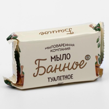 Toilet soap MK "bath" in a colored wrapper, 100 g