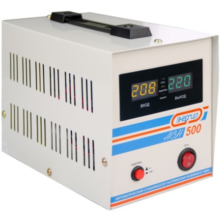 Voltage stabilizer single -phase AS 500 wine energy from numbers. display-1