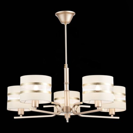 Ceiling EVOLUCE lamp. Sle300203-05. Almese. 5x40 watts, E14, 66x66x58 cm, Shampan-1