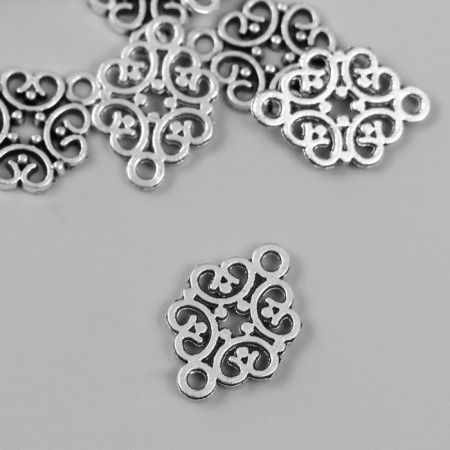Decorative eelement silver 1.2x2 cm-1