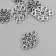 Decorative eelement silver 1.2x2 cm