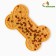 Rug for licking on suctions 18.5 x 11.5 cm, yellow