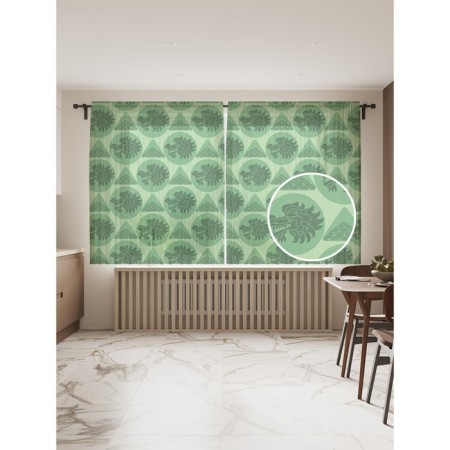 Photo "Green Dragon", size 145x180 cm, 2 pcs