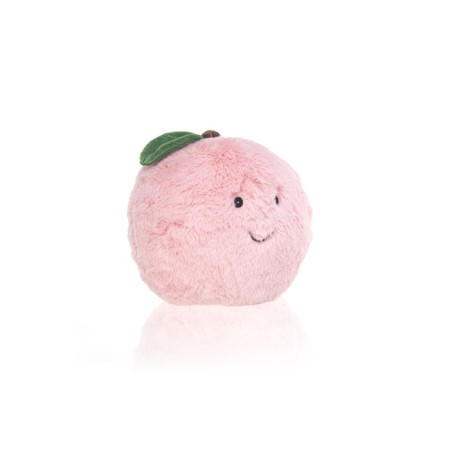 Gulliver soft toy "Apple", pink color, 20 cm-3