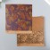 Scrapbooking paper bilateral craft "Cocoa and flowers" density 180 g 15.5x17 cm