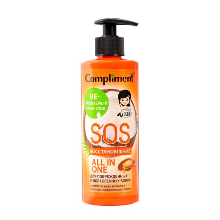 Cream-cream for damaged and weakened SOS Hair Restoration, 400 ml