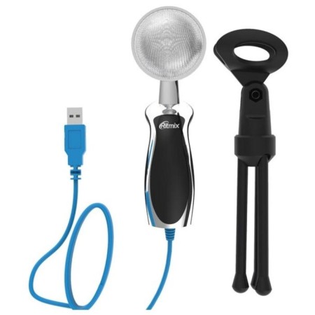 Microphone Ritmix RDM-127, 50-16000 Hz, USB, 1.5 m, black-2