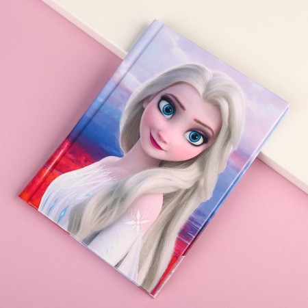 Notepad A6, 40 sheets in a hard cover, cold heart-5