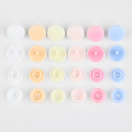 Plastic buttons, D = 12 mm, 360 pcs, in the organizer, colorful color-2