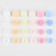 Plastic buttons, D = 12 mm, 360 pcs, in the organizer, colorful color