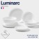 Dining Luminarc Diwali Service, 19 items, D = 25/20/21/19 cm, glass -ceramic, white