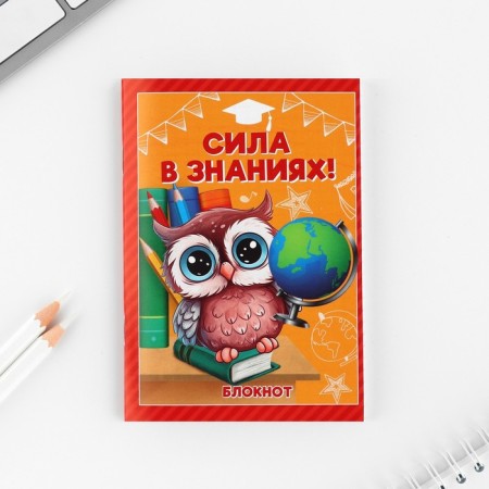 Gift set for graduation: Notepad A6, 32l, stickers and magnetic bookmarks 2 pcs “Login”-3