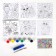 New Year's set for creativity. Christmas balls for coloring "New Year! Tale time ", 6 pcs, d = 7cm