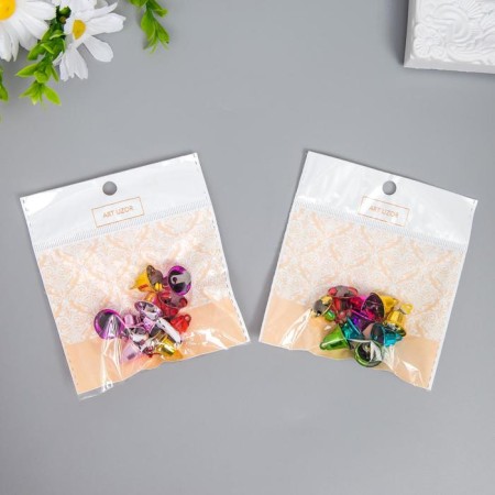 Set of decor for creativity "Color bells" d = 1.6 cm set 10 pcs-5
