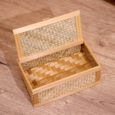Bamboo casket 17x10x7 cm-2