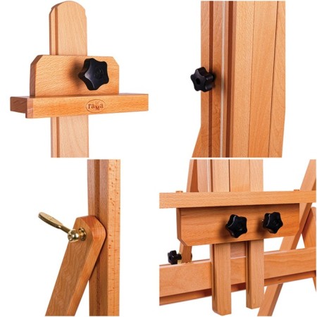 Molbert Floor Horizontal Gamma, 61*65.5*137 (174) cm, Book-4