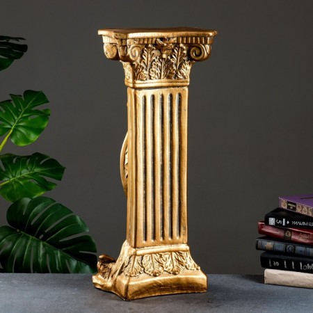 Column "with a girl" bronze 67cm-2