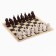 Chess desktop souvenir "terracotta army" 43x43 cm, King H-9.5 cm, pawn H-7.5 cm