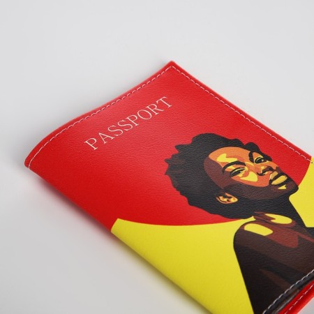 Cover for passport, red color-4