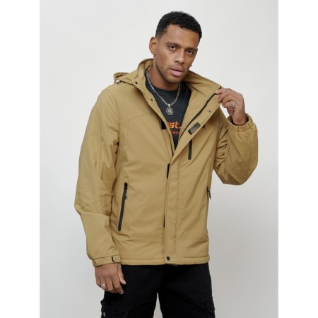 Sports male jacket, size 56, beige color-8