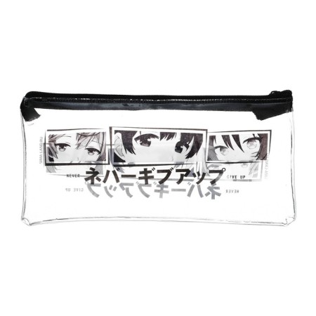 Penal soft 1 compartment, 95 x 205 mm, flat, PVC, calligrata "anime"-2