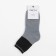 Women's socks, gray/black color, size 23-25