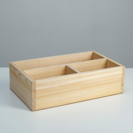 Wooden box 34.5 × 20.5 × 10 cm Gift dresser, natural