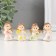Souvenir Polystone "Angel with a Flower" MIX 2x2.5x4 cm