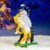 Garden figure "Cat March Forever" 32x18x12cm