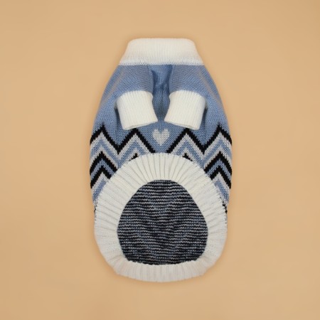 Sweater "Wave", XL (DS 34, Osh 34, OG 32-51 cm), Blue-8