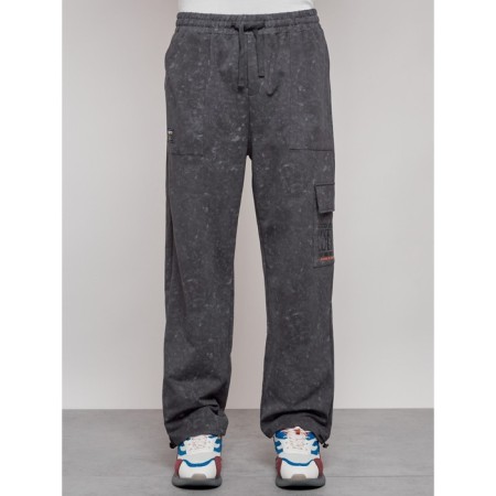 Sports male trousers, size 54, gray color-8