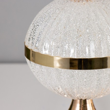 Elizabeth table lamp E27 40W white-gold 25x25x37 cm Risalux-3