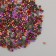 Glass 9/0 "Cylinders. Melange. Twilight" metallic 450 g