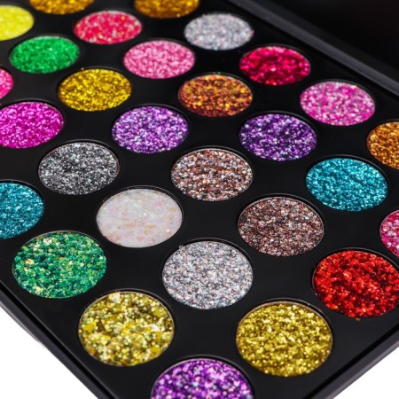 Palette shadows with sparkles, 35 colors-3