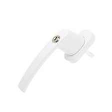 Window pen with a lock, metal, white