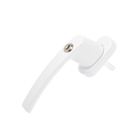 Window pen with a lock, metal, white