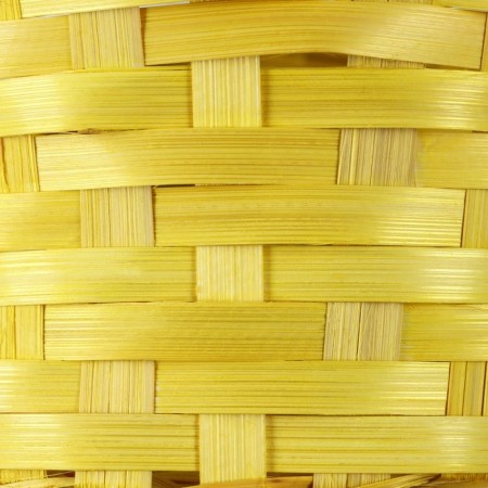 Wicker basket, d21 x 10/34 cm, yellow, bamboo-4