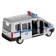 The Ford Transit Police, 12 cm, inertial, opening doors, metal