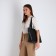 Female bag, on a zipper, black color