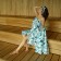 Set for the Ethel Sauna "Mint Mood" Pareo with a bow+towel 80x150 cm+dressing, 100% HL
