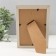 Photo frame plastic 10x15 cm "Extended wood rhombus" 12x17 cm