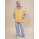 Vest for girls, height 134 cm, yellow color