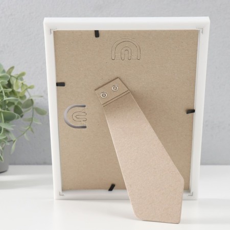 Photo frame plastic 15x21 cm, (100/1310 white)-3