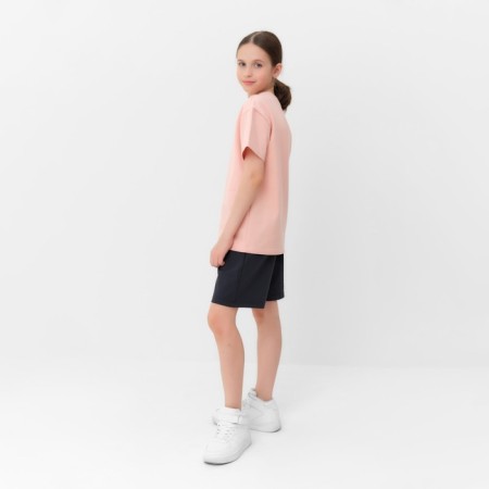 Kids (T -shirt, shorts) minku beige color/ graphite, height 158 ​​cm-13