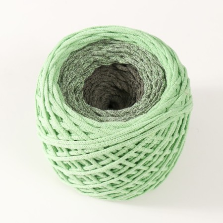 Cotton cord 3 mm 220m/240 ± 5 g gradient (lime/khaki)-1