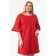 Women's dress, size 54, red color
