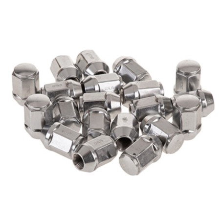 Nut of SkyWay cone, M12x1.25 closed with a protrusion of 35mm, key 21mm, chrome, set 20 pcs-1