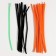 Set for creating a toy from fur sticks "Pumpkin and black cat"